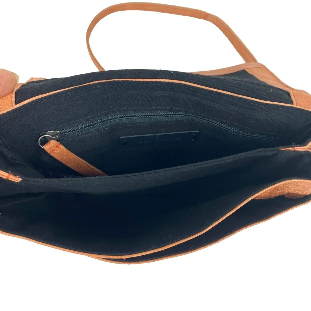 Day & Mood Leather Shoulder Bag Adjustable Strap Salmon Color Pockets Soft Fine!